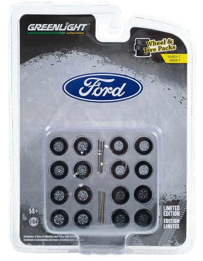 Greenlight Auto Body Shop - Wheel &Tire Packs Series 7 - Thirteenth Generation (2015-2020) Ford F-Series - 16170-C 1:64